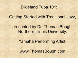 Dixieland Tuba 101 - Northern Illinois University