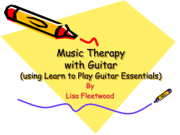 Music Therapy and Guitar