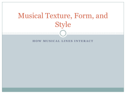 Texture and Form Powerpoint Unit Lesson