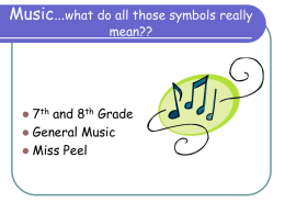 Music…what do all those symbols really mean??