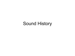 soundhistory