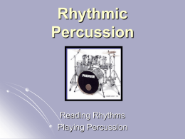 Rhythmic Percussion