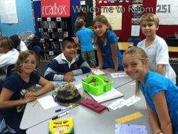 Welcome to Room 1! - Solana Beach School District