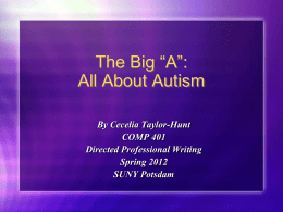 CTH-autismpresentation