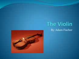 Adam`s Violin Info Book