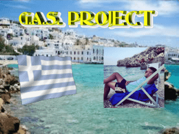 Presentation about Greece by italian students