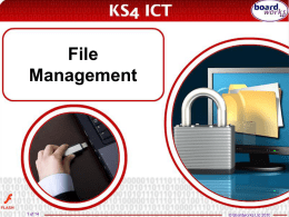 File Management - Lagan College VLE