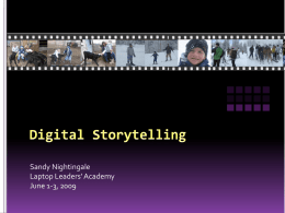 Digital Storytelling PPT