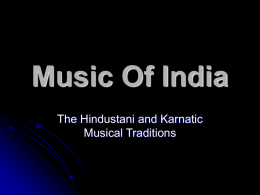 Music Of India Powerpoint