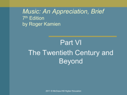 Music: An Appreciation by Roger Kamien