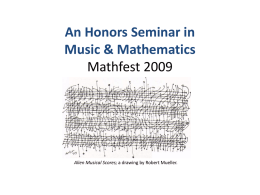 An Honors Seminar in Music and Mathematics