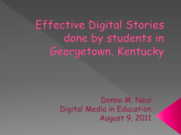 Effective Digital Story by - 3rd-Grade