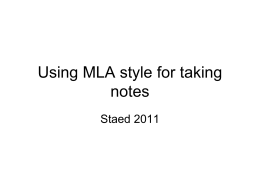 taking notes