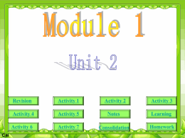 Module 1 Unit 2