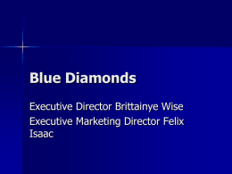 Blue Diamonds - Wise Moves Dance Association
