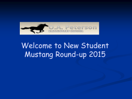 mustang round-up information