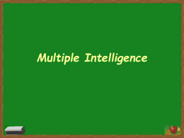 Multiple Intelligence - Include