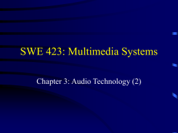 Audio Technology (Part 2)
