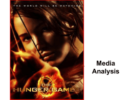 Hunger games media analysis