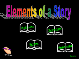 Story Elements PowerPoint Presentation