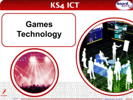 Games Technology - Lagan College VLE
