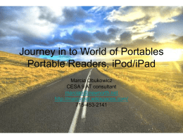 Journey in to World of Portables Portable Readers