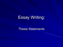 Personal Thesis Statements personal_thesis