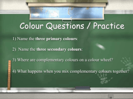 Colour Questions / Practice