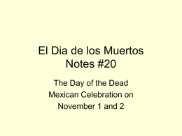 El Dia de los Muertos