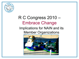 RCCongress 2010 – Embrace Change