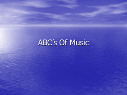 ABC`s Of Music