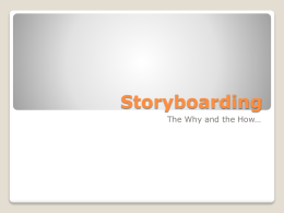 Storyboarding - Videos in Plain English Project