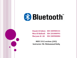 Effects of Bluetooth on different markets Health and wellness Market