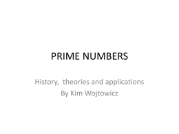 prime numbers - norsemathology.org