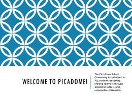 Welcome to Picadome!!