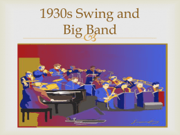 1930s Swing and Big Band