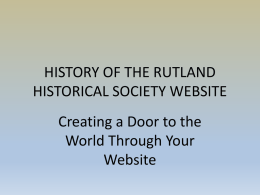Creating a Door to the World Through Your Website