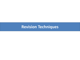 Revision Methods - Click to