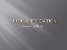 Music Appreciation - Forest Hills High School