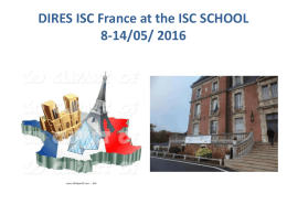 DIRES ISC France at the ISC SCHOOL 8