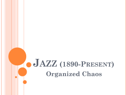 Jazz (1890-Present)