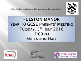 please click here - Fulston Manor School
