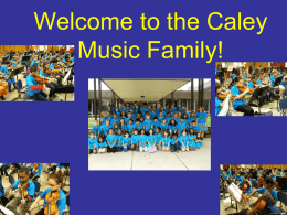 Welcome to the Caley String Family!