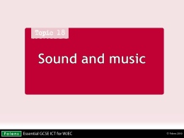 Sound and Music Powerpoint