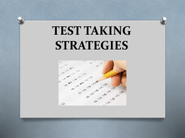 test taking strategies ask questions