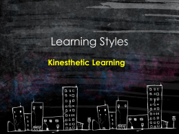 Kinesthetic Learning