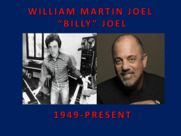 Billy Joel Powerpointx