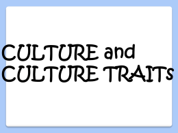 Culture Traits 2015