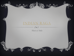 Indian Raga - SecondaryMethodsSquier