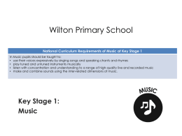 Key Stage 1 - Wilton Primary School